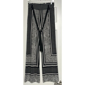 INC Black and White Palazzo Pants Wide Leg Size (S) Womens Wide Leg Pants